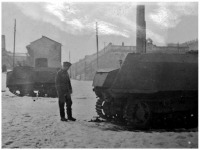 Одесса - Танки НИ на Таможенной площади в Одессе.Зима 1941-42г.