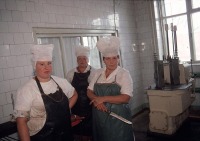 Донецк - Донецк. Кухня при колхозе, принадлежащем шахтерам. 1988 год.