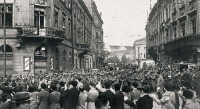 Львов - Население г. Львова приветствует войска Красной Армии, вступившие в город