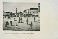 Львов - Львів.  Марійська площа, вигляд до 1904 року.