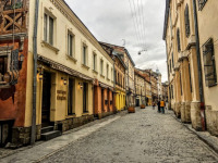 Львов - Вулиця в історичному центрі Львова.