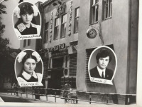 Дрогобыч - Дрогобич.  Головна пошта. 1976 р. Фото із випускного альбома 1985 р.