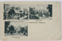 Трускавец - Вітання з Трускавця. Види  курорту - 1906 рік.