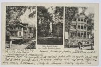 Трускавец - Вітання з Трускавця. Види  курорту - 1907 рік.