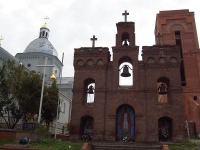 Трускавец - Трускавець. Стара дзвіниця і церква св.Миколая.