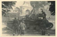 Жолква - Брошенный КВ-1 в Жолкве в 1941 г