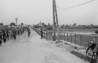Сокаль - Сокаль під час війни. Німецькі  солдати на мосту.