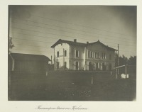 Кобеляки - Здание вокзала на станции Кобеляки, 1880-1889
