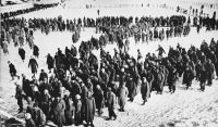 Волгоград - Немецкие пленные в районе Сталинграда. Январь 1943 года.