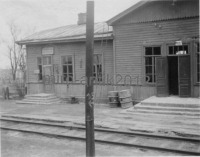 Краснопавловка - Железнодорожная станция Краснопавловка во время оккупации 1941-1943 гг