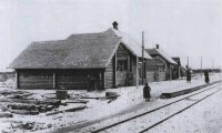 Вологодская область - Вологодско-Архангельская железнодорожная линия (1894—1897)   Полустанция Кубино. 1897 год