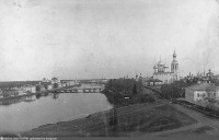 Вологда - Вид на Соборный мост и набережные