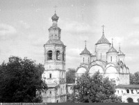 Вологда - Вид на колокольню и Спасский собор