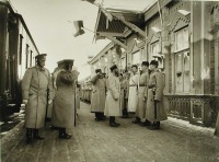 Бобруйск - Прибытие императора Николая II на станцию Березина Минской губернии 21 декабря 1904 Белоруссия , Могилёвская область , Бобруйск