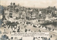 Дублин - Последствия Пасхального восстания. Дублин, 1916