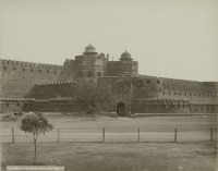 Индия - Ворота Дели и Красный форт, 1900