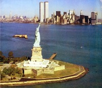 Нью-Йорк - Май 1973 г. Статуя Свободы (англ. Statue of Liberty)
