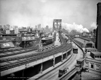Нью-Йорк - Brooklyn Bridge railroad США,  Нью-Йорк (штат),  Нью-Йорк,  Бруклин