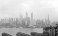 Нью-Йорк - New York City. Downtown Manhattan. View from Brooklyn. США,  Нью-Йорк (штат),