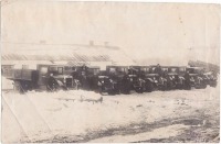 Ивня - Гараж с полуторками. 1933 год