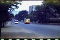 Саратов - Ретро-трамвай на улице Орджоникидзе