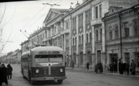 Саратов - Троллейбус МТБ-82Д на улице Ленина