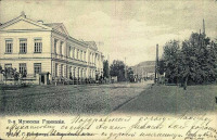 Саратов - Конка около     2-мужской гимназии на Московской  улице