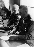 Франция - Момент подписания соглашения о перемирии от имени Германии В.Кейтелем