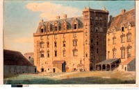 Франция - Старый замок в Нанте, 1816