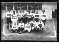 Франция - Нант. Команда по регби Парк-де-Пренс, 1914