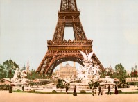 Париж - Tour Eiffel. Exposition Universelle. Paris Франция