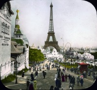  - Paris Exposition: Champ de Mars and Eiffel Tower. Франция,  Иль-де-Франс,  Париж