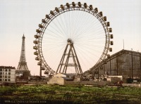 Париж - La grande roue. Paris Франция,  Иль-де-Франс,  Париж