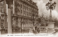 Париж - PARIS INONDATIONS 1910 VUE DU QUAI PRISE DU VIADUC DE PASSY RARE BELLE CARTE Франция,  Иль-де-Франс,  Париж
