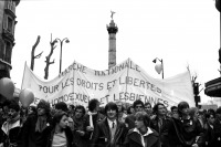 Париж - La seconde marche des fiert?s gay organis?e en juin 1982 Франция , Метрополия Франция , Иль-де-Франс , Париж