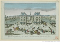 Париж - Перспектива площади Дофина, 1760