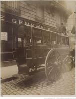 Париж - Почтовый иппомобиль, омнибу, 1910