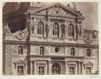 Париж - Фрагмент Главного павильона Лувра, 1855-1858