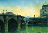 Париж - Париж   Міст на Сені. Одо Добровольський.