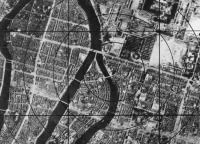 Хиросима - Карта Хиросимы перед бомбардировкой.