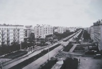 Астана - Целиноград, перекрёсток улиц Мира и Пятилетки.