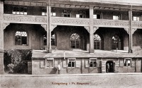 Старые магазины, рестораны и другие учреждения - Вход в ресторан Blutgericht - Блютгерихт 1901 год