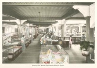 Старые магазины, рестораны и другие учреждения - Интерьер магазина в Токио, 1910-1919