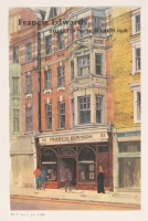 Старые магазины, рестораны и другие учреждения - Витрина книжного магазина Френсиса Эдвардса в Лондоне