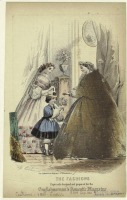 Ретро мода - Женский костюм. Англия, 1860-1869. Модные платья и шляпки, 1861