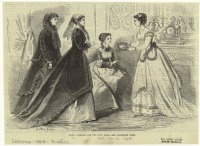 Ретро мода - Женский костюм. Англия, 1860-1869. Новые Парижские модели, январь 1868