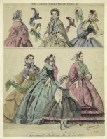 Ретро мода - Женский костюм. Англия, 1860-1869. Новые модели, 1860