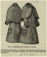 Ретро мода - Детский костюм. Англия, 1880-1889. Пальто с накидкой, 1883