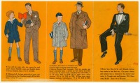 Ретро мода - Детский костюм, 1930-1939. Стили для мальчиков и юношей, 1930