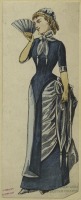 Ретро мода - Женский костюм. Франция, 1880-1889. Одежда для визитов